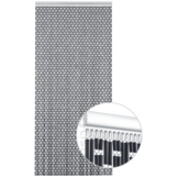 Vliegengordijn op Maat Liso ® Zwart ✔ Kant en Klaar 92 x 209 cm