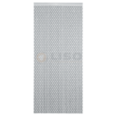 Vliegengordijn op Maat Liso ® Zilver ✔ Kant en Klaar 92 x 209 cm