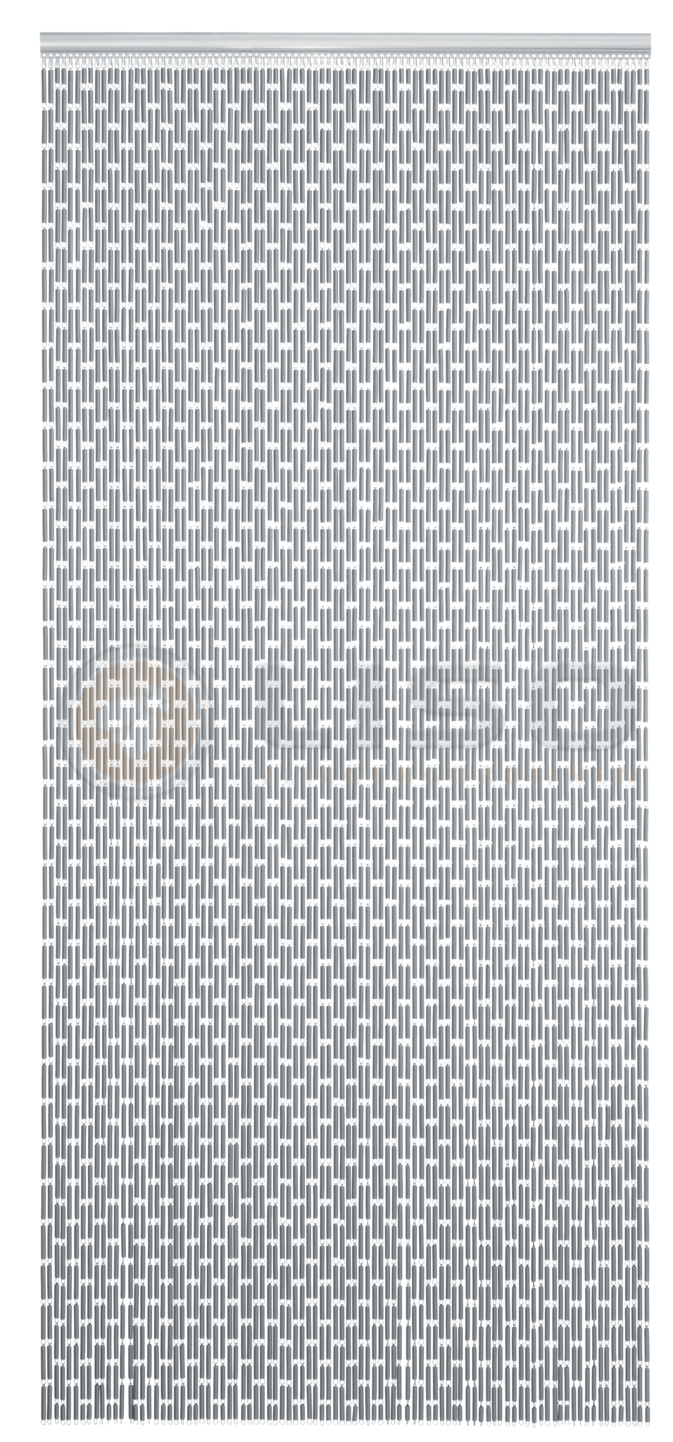 Vliegengordijn op Maat Liso ® Zilver ✔ Kant en Klaar 92 x 209 cm