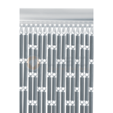 Vliegengordijn op Maat Liso ® Zilver ✔ Kant en Klaar 92 x 209 cm