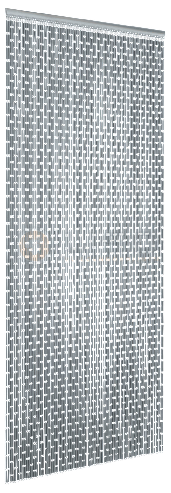 Vliegengordijn op Maat Liso ® Zilver ✔ Kant en Klaar 100 x 232 cm