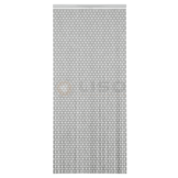 Vliegengordijn op Maat Liso ® Zilver Metalic ✔ Kant en Klaar 100 x 232 cm