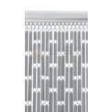 Vliegengordijn op Maat Liso ® Zilver Metalic ✔ Kant en Klaar 100 x 232 cm