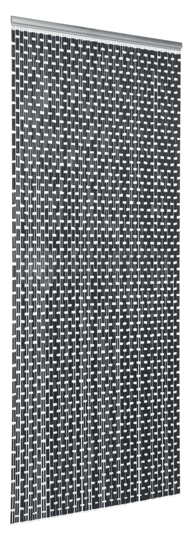 Vliegengordijn op Maat Liso ® Antraciet ✔ Kant en Klaar 92 x 209 cm