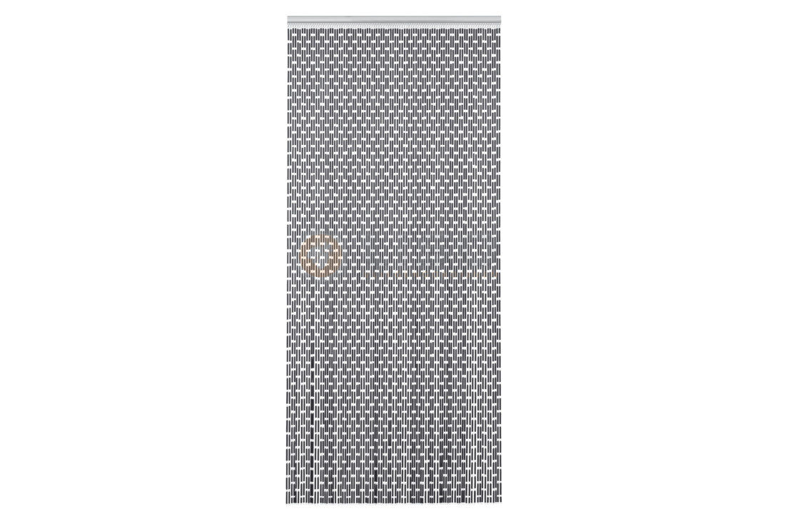 Fliegenvorhang standardmaße Liso ® Anthrazit ✔ Gebrauchsfertig 100 x 232 cm