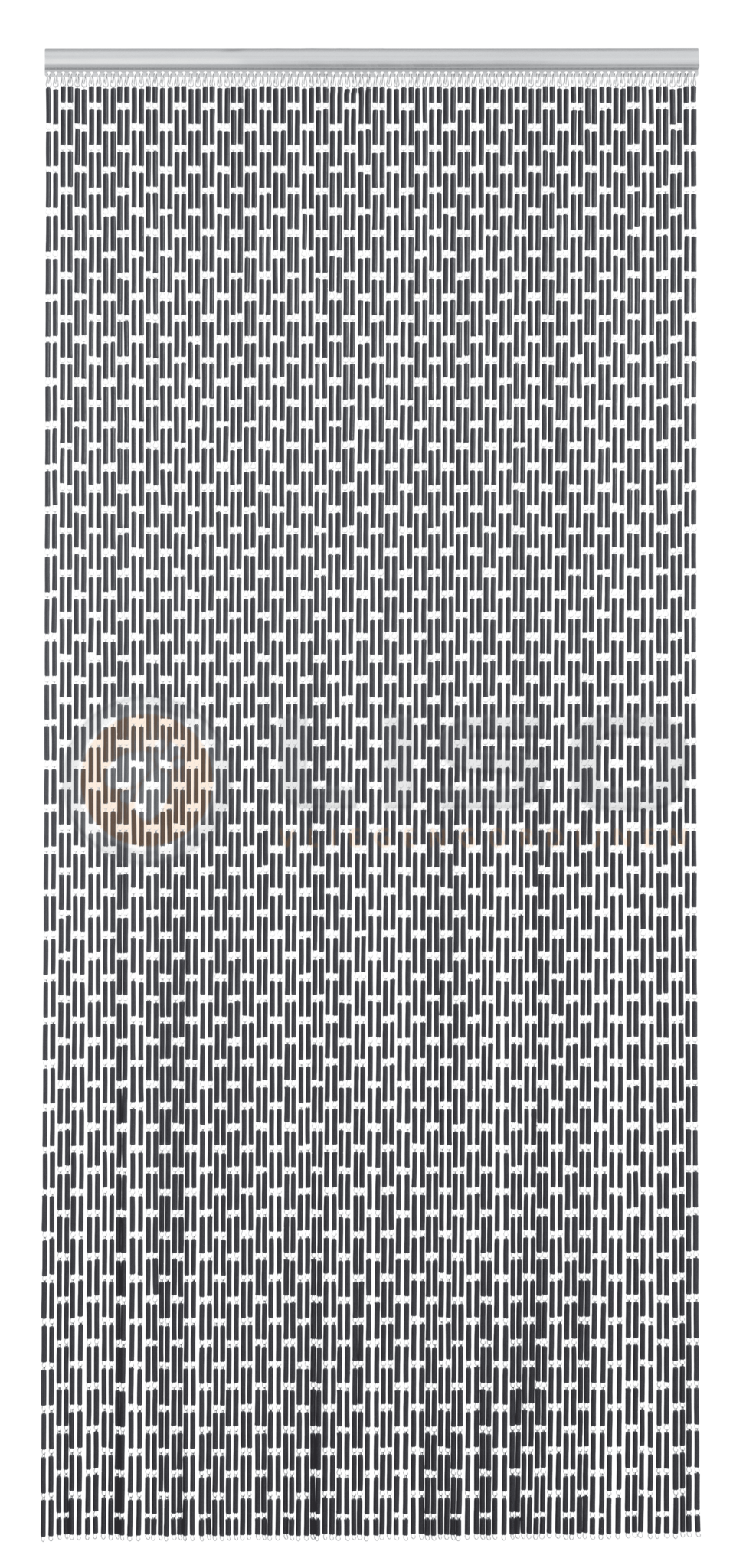 Vliegengordijn op Maat Liso ® Antraciet ✔ Kant en Klaar 100 x 232 cm