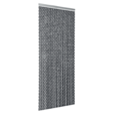 Vliegengordijn op Maat Liso ® Antraciet ✔ Kant en Klaar 100 x 232 cm