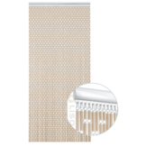 Vliegengordijn op Maat Liso ® Taupe  ✔ Kant en Klaar 100 x 232 cm