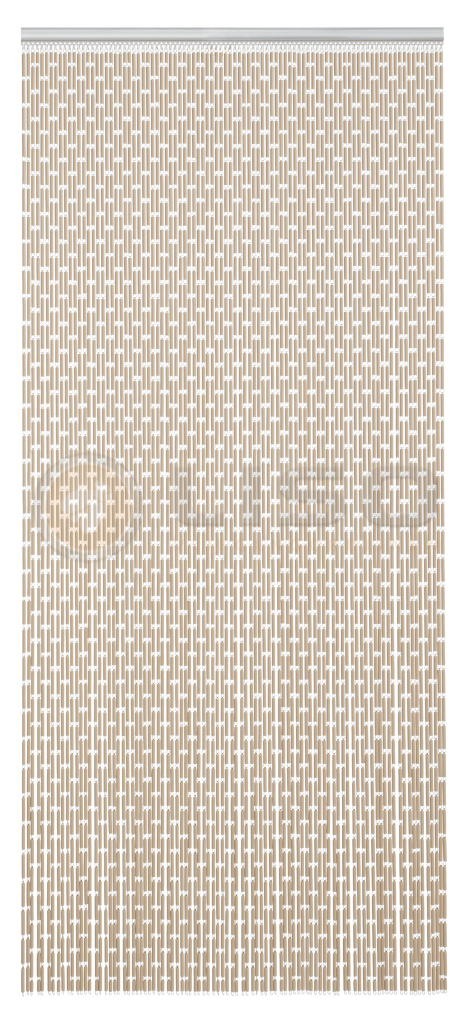 Vliegengordijn op Maat Liso ® Taupe  ✔ Kant en Klaar 100 x 232 cm