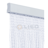 Vliegengordijn Alaska ® Kunststof Transparant - Kant en Klaar 100x215 cm