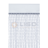 Vliegengordijn Alaska ® Kunststof Transparant - Kant en Klaar 100x215 cm