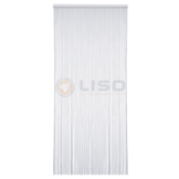 Vliegengordijn Alaska ® Kunststof Transparant - Kant en Klaar 100x260 cm