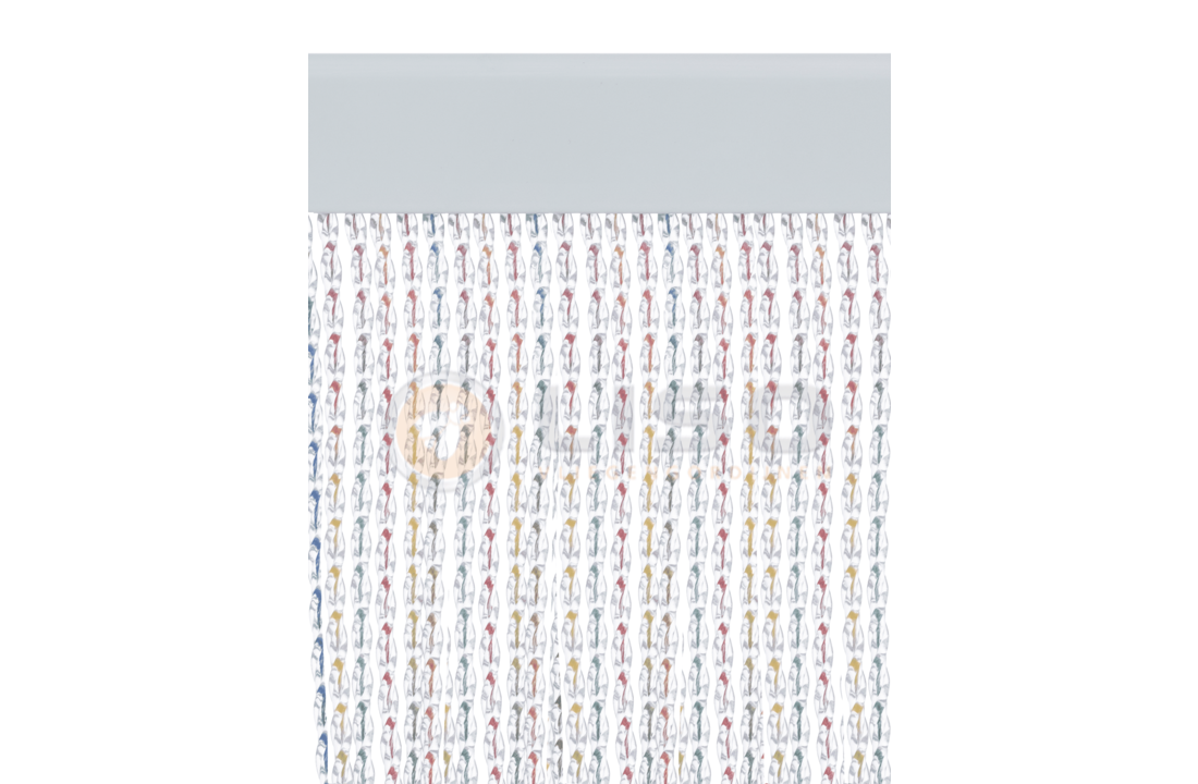 Vliegengordijn Alaska ® Kunststof Multicolor - Kant en Klaar 100x215 cm