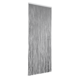 Vliegengordijn Aragon ® Kunststof Transparant / Zwart - Kant en Klaar 95x210 cm