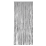 Vliegengordijn Aragon ® Kunststof Transparant / Zwart - Kant en Klaar 100x215 cm