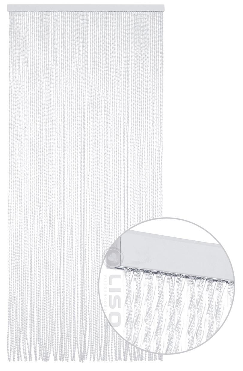 Vliegengordijn Helena / Manacor ® Kunststof Transparant - Kant en Klaar 95x210 cm