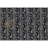 Vliegengordijn Helena / Manacor ® Kunststof Transparant / Zwart - Kant en Klaar 100x260  cm