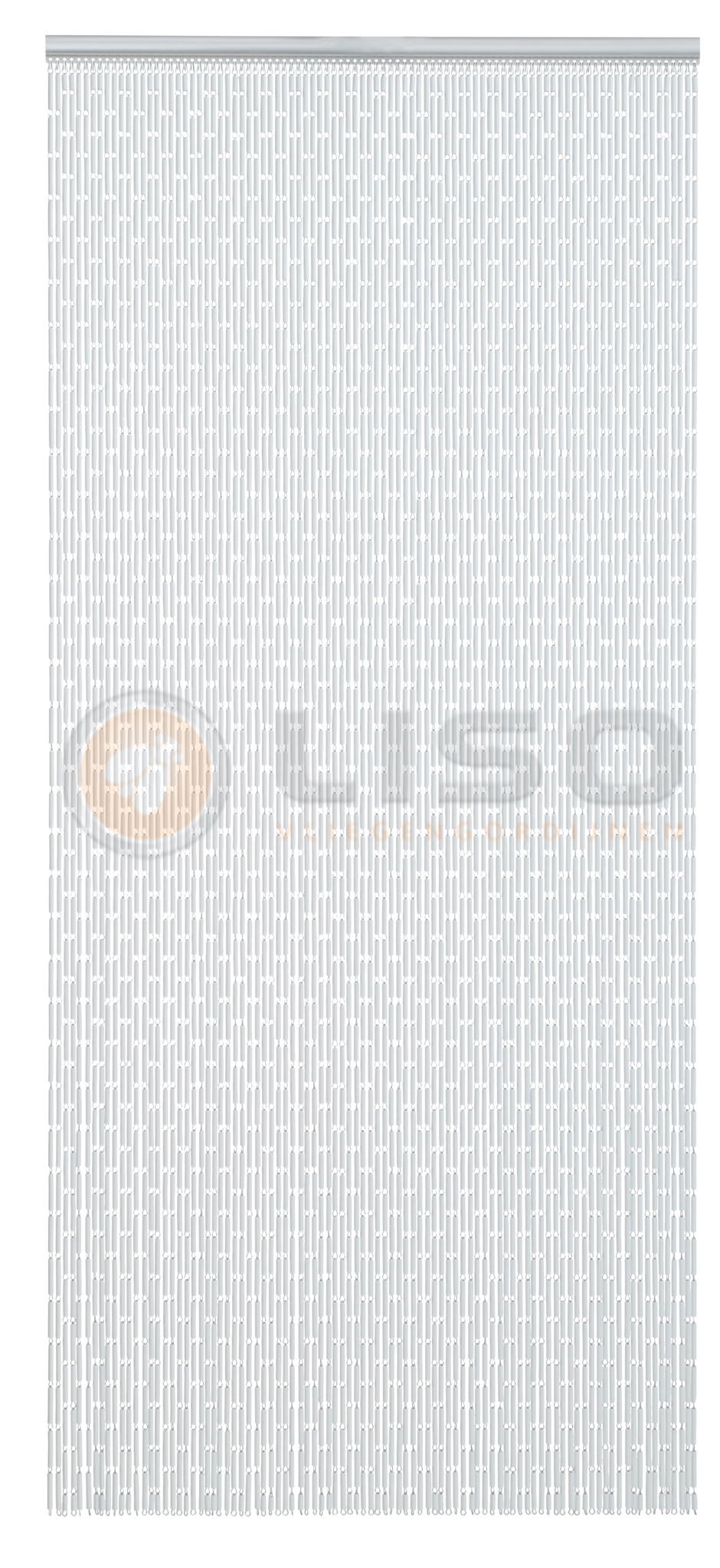 Vliegengordijn Liso Wit ✔ Op maat gemaakt - Prijs per m²