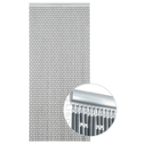 Vliegengordijn Liso Zilver ✔ Op maat gemaakt - Prijs per m²