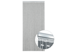 Vliegengordijn Liso Zilver ✔ Op maat gemaakt