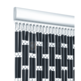 Vliegengordijn Liso Antraciet ✔ Op maat gemaakt - Prijs per m²