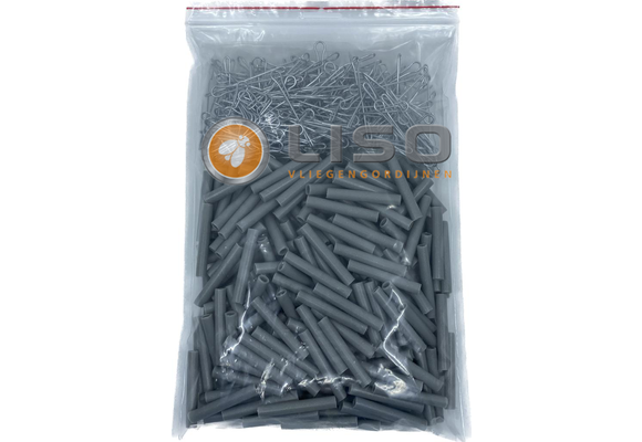 Verlengset Zilver Metallic 92x209 cm naar 92x220 cm