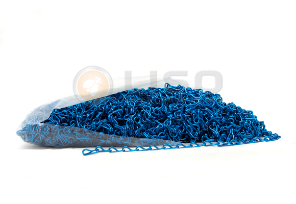 Zak á 50 meter Liso ® Kettinggordijn kleur Donkerblauw