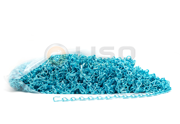 Zak á 50 meter Liso ® Kettinggordijn kleur Lichtblauw