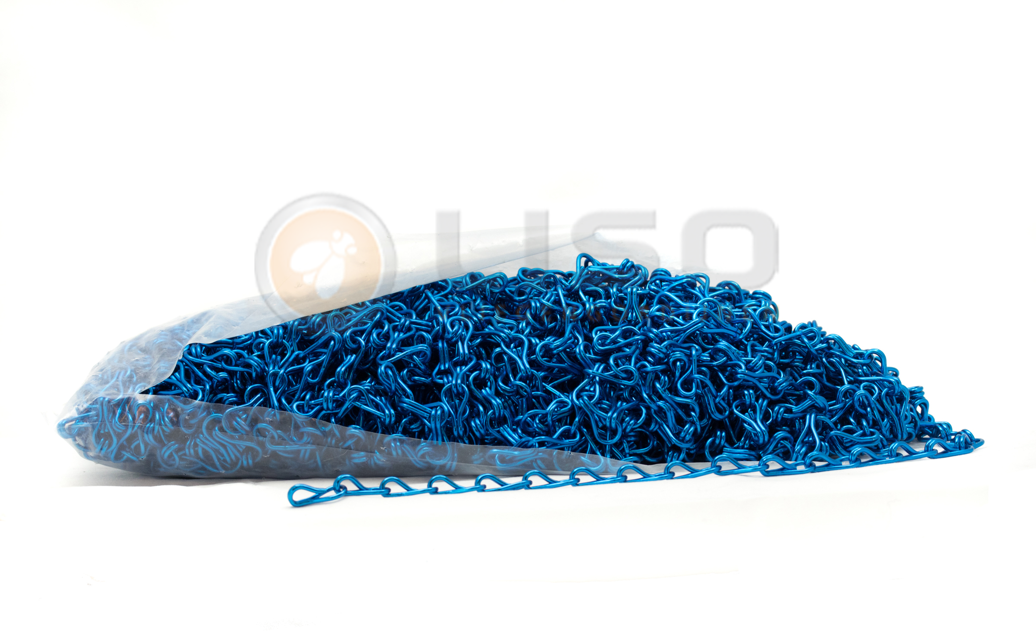 Liso ® Kettinggordijn kleur Donkerblauw - per meter