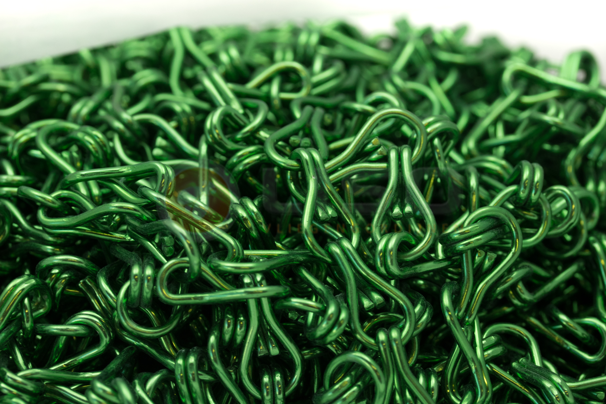 Liso ® Kettinggordijn kleur Donkergroen - per meter