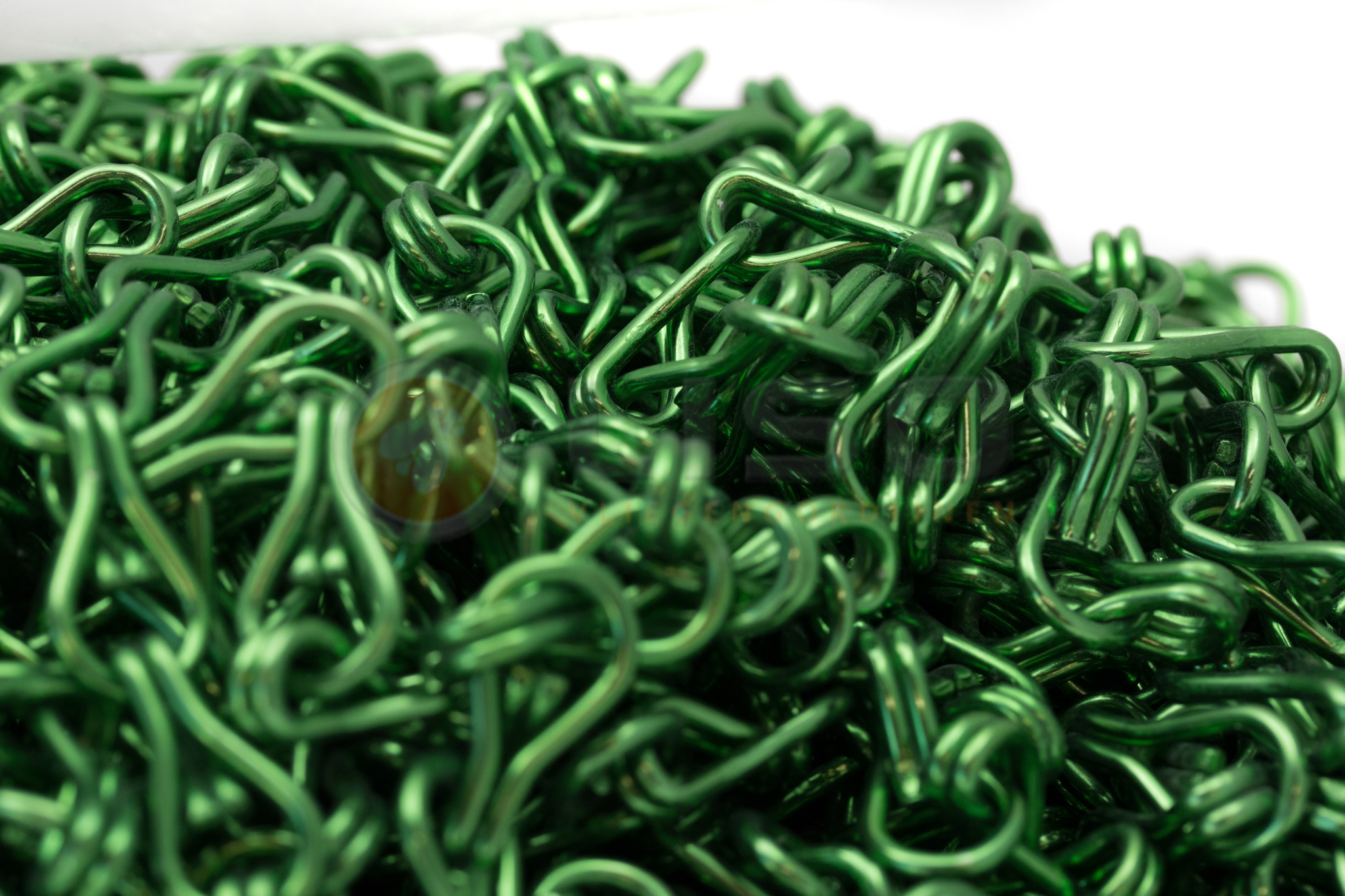 Liso ® Kettinggordijn kleur Donkergroen - per meter