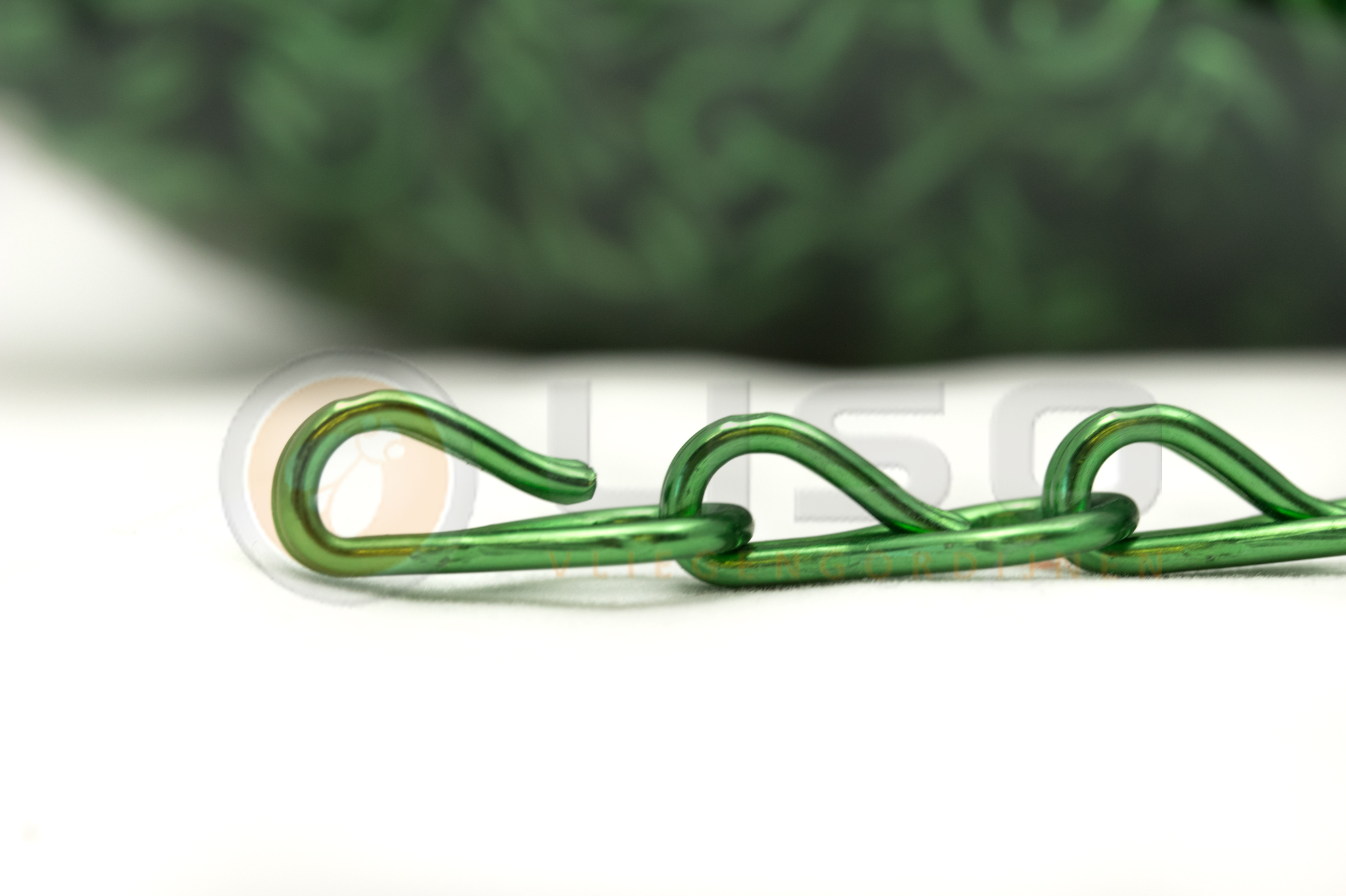 Liso ® Kettinggordijn kleur Donkergroen - per meter