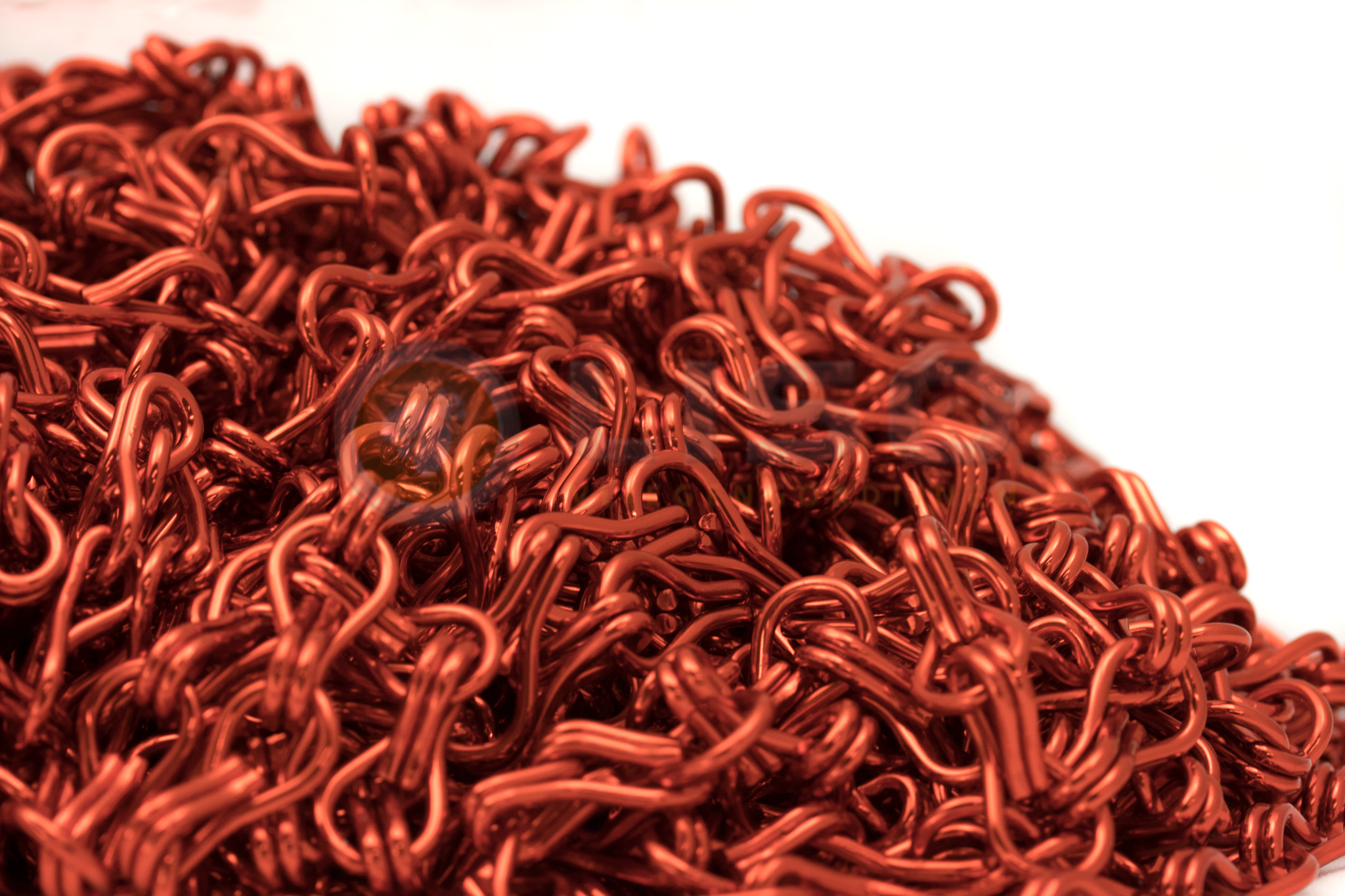 Liso ® Kettinggordijn kleur Rood - per meter