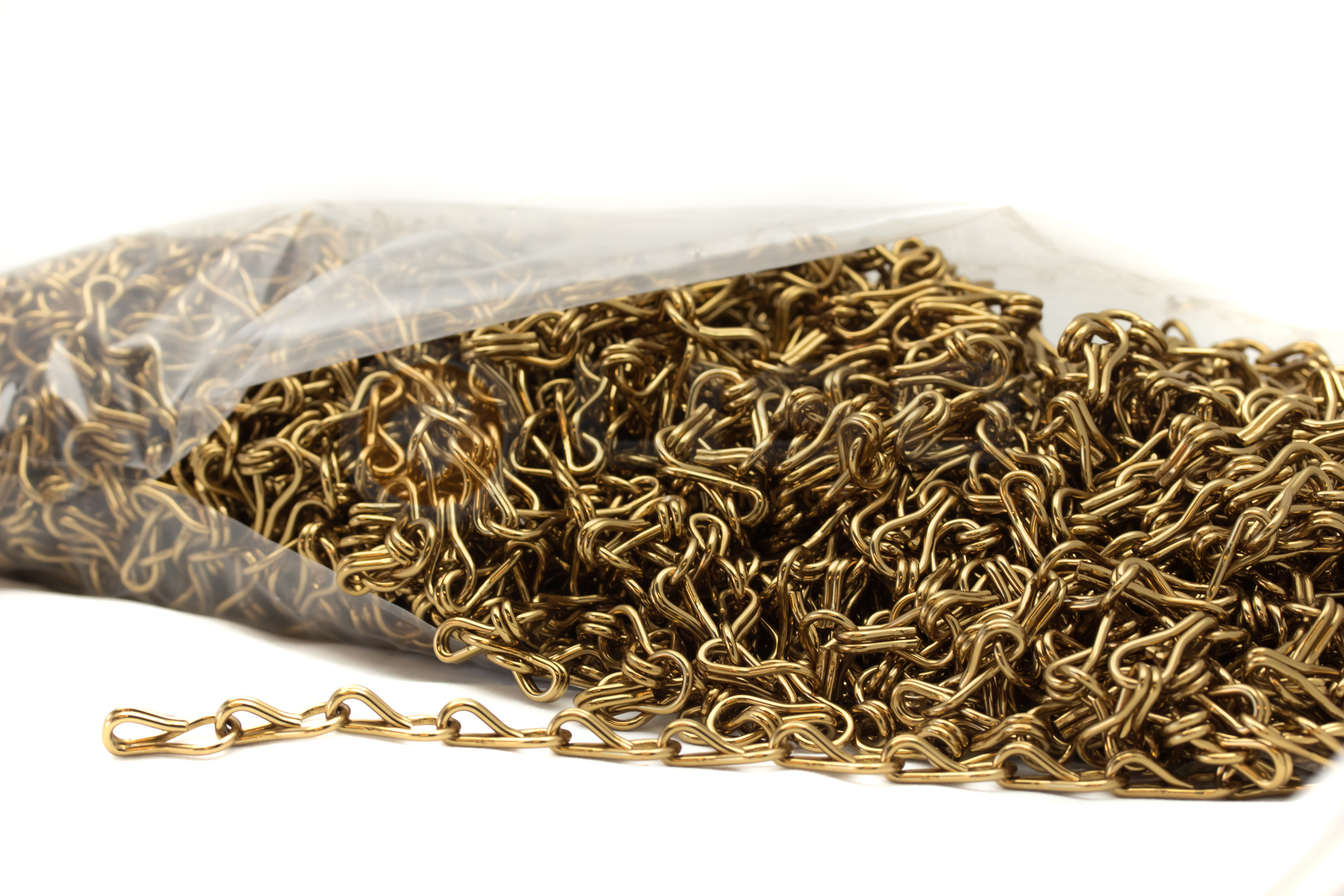 Liso ® Kettinggordijn kleur Brons - per meter