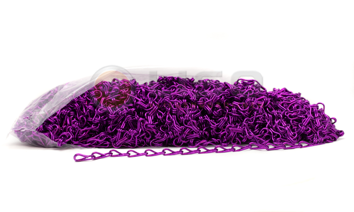 Liso ® Kettinggordijn kleur Paars - per meter