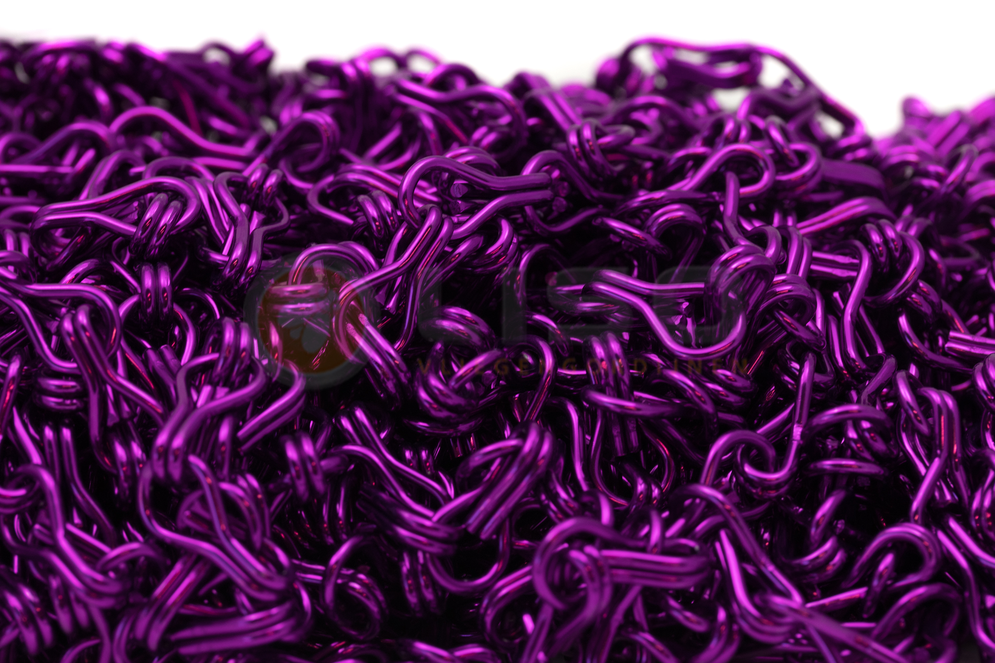 Liso ® Kettinggordijn kleur Paars - per meter