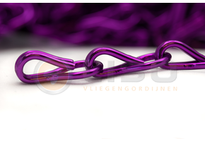 Liso ® Kettinggordijn kleur Paars - per meter