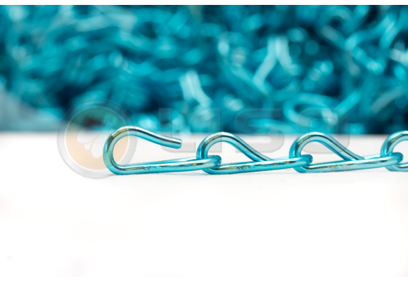 Liso ® Kettinggordijn kleur Lichtblauw - per meter