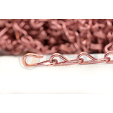 Liso ® Kettinggordijn kleur Roze/Koper - per meter