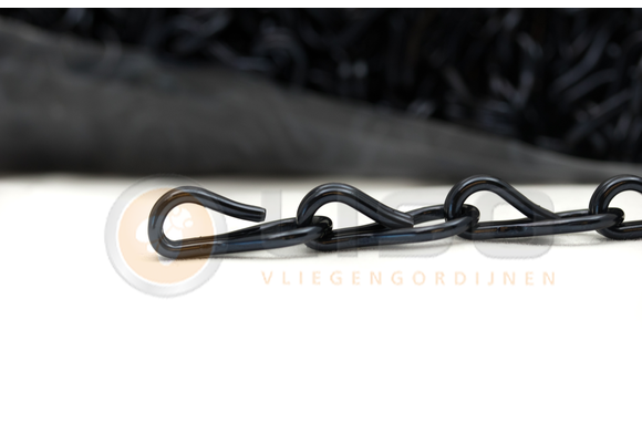 Liso ® Kettinggordijn kleur Zwart - per meter