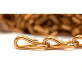 Liso ® Kettinggordijn kleur Oranje - per meter