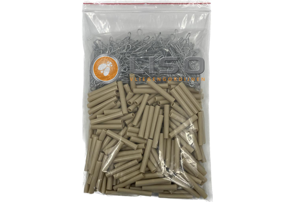 Verlengset Taupe 100x232 cm naar 100x262 cm