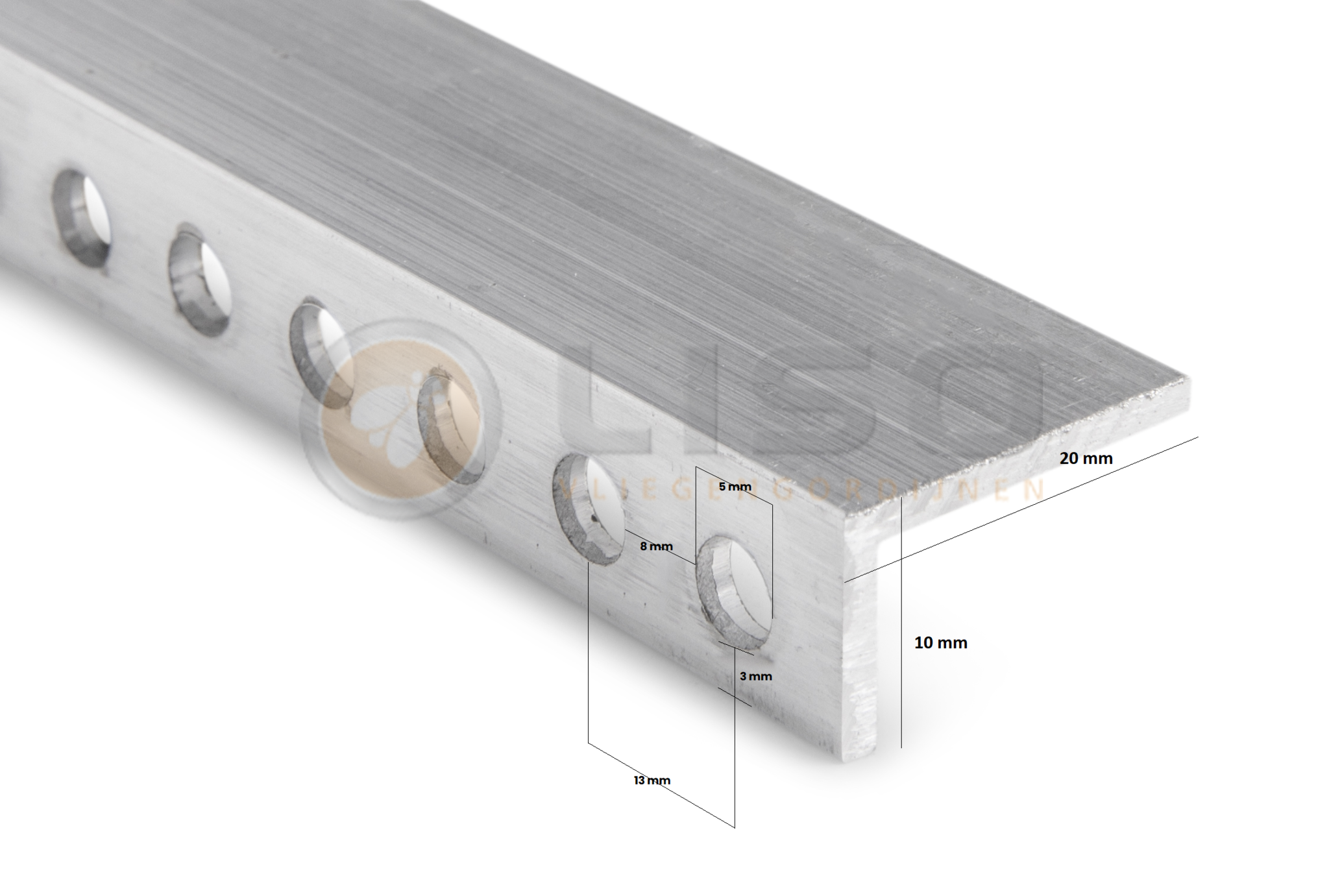 Vliegengordijn Liso ® RAL 9005 Gitzwart Hulzengordijn als Doe-het-zelf pakket | Prijs p/m²