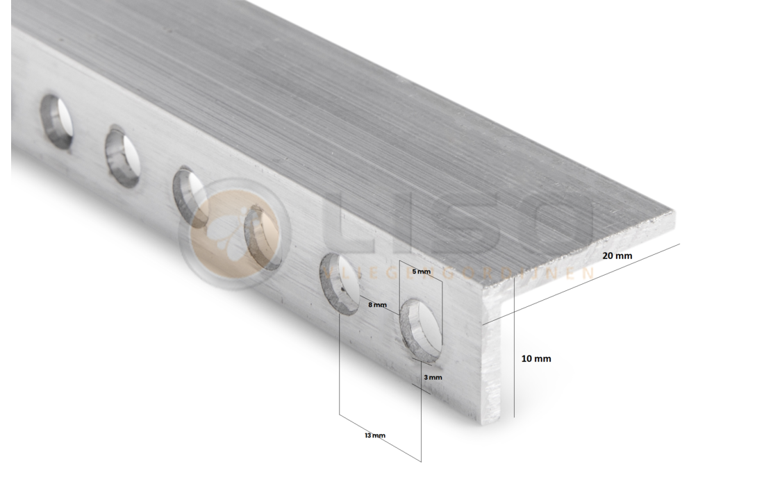 Vliegengordijn Liso Zilver Metallic ✔ Doe-het-zelf pakket - Prijs per m²