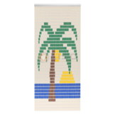 Vliegengordijn Liso met Palmboom ✔ Doe-het-zelf pakket - Prijs per m²