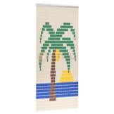 Vliegengordijn Liso met Palmboom ✔ Doe-het-zelf pakket - Prijs per m²