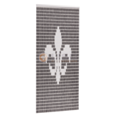 Vliegengordijn Liso met Franse Lelie ✔ Doe-het-zelf pakket - Prijs per m²