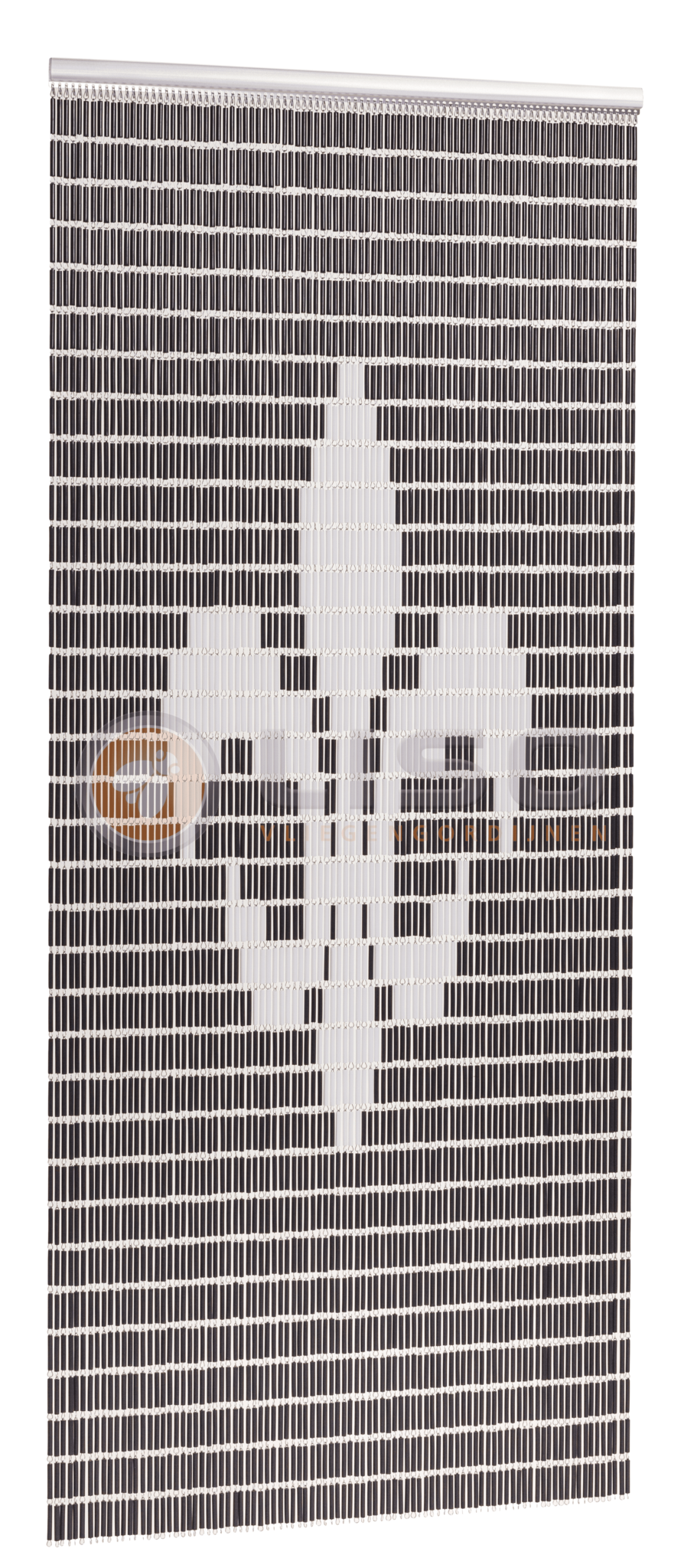 Vliegengordijn Liso met Franse Lelie ✔ Doe-het-zelf pakket - Prijs per m²