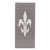 Vliegengordijn Liso met Franse Lelie ✔ Doe-het-zelf pakket - Prijs per m²