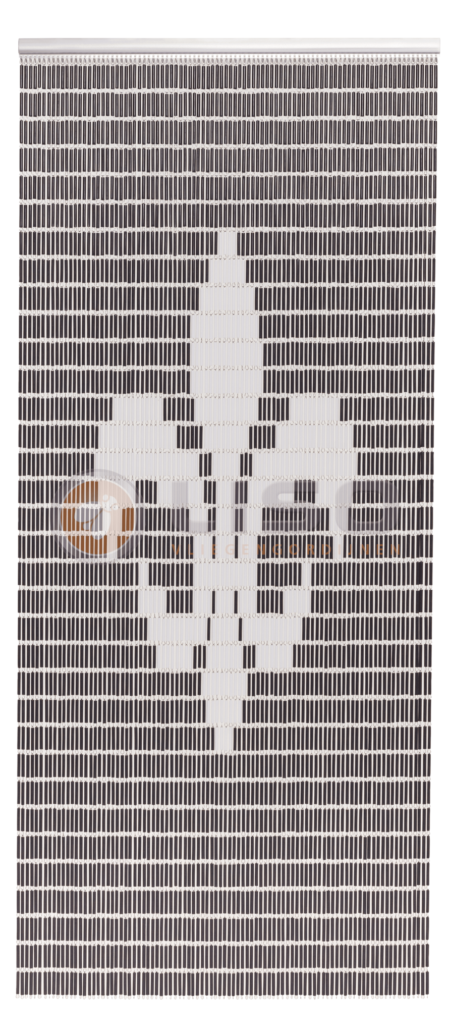 Vliegengordijn Liso met Franse Lelie ✔ Doe-het-zelf pakket - Prijs per m²